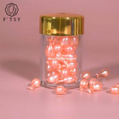 China Private Label Moisturizer Brightening Rose Anti Aging Antioxidant Capsule Facial Serum For Skin Care for sale