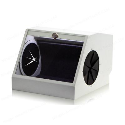 China Metal Dental Equipment Sandblaster Filter Dustproof Box With LED Light Sandblasting Cabinet Dust Cover for sale