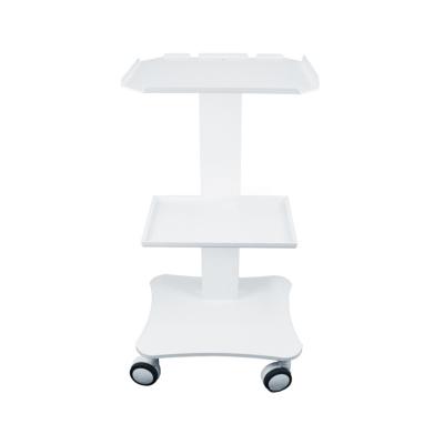 China 360-degree rotation with foot brake Most Popular Wholesale Integrated Mobile Tool Trolley Dental Clinic Metal Cart Dental Trolley with Wheel for sale