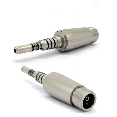 China Best selling multiple denetal equipment materials quick handpiece connector fiber optic quick coupling fitted 2 4 6 holes for sale