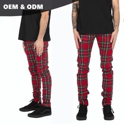 China NEW NEW OEM USA Check Hot Men Casual Pants Wholesale for sale