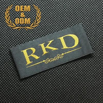 China Sustainable Factory Sustainable Fashion Customized Sewing Labels Shirt Bags Garment Label Tag Woven Labels For Clothes for sale