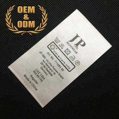 China Sustainable Factory Sustainable Fashion Customized Sewing Labels Shirt Bags Garment Label Tag Woven Labels For Clothes for sale