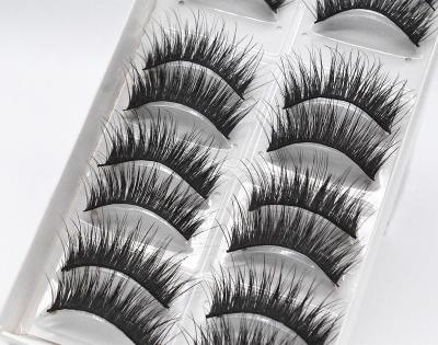 China Handwork false long/thick/cross 3d mink eyelashes 100% real mink eyelashes for sale