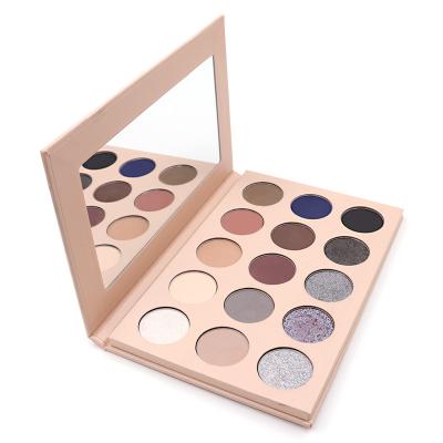 China High Waterproof Pigment Eyeshadow Make Your Own Brand Makeup Private Label Custom Eyeshadow Palette for sale