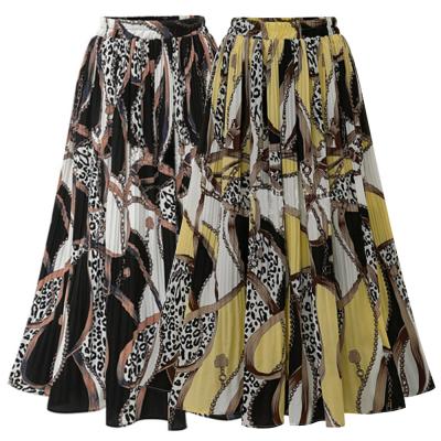 China Dropshipping 2021 hot sale anti static plus size floral print casual skirt for women china wholesale for sale