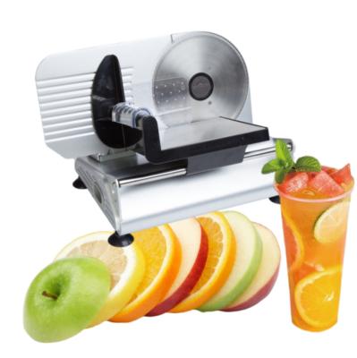 China HOTEL/RESTAURANT/HOUSE Electric Metal 190mm Fresh Chicken Meat Fruit Vegetable Chip Cut Machine Table Multi Functional Slicer Frozen Meat Cutter for sale