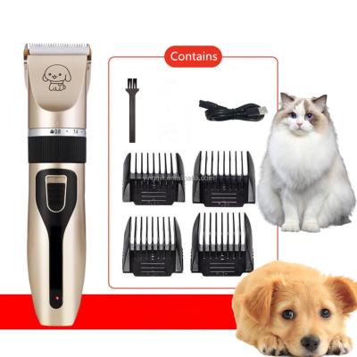 China Stainless Steel Rechargeable Electric Dog Machine Razor Cat Pet Grooming Products Clippers Stored Cordless Pet Hair for sale