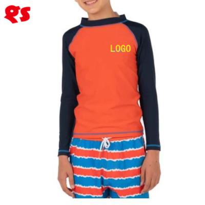 China Hot Selling Breathable Sun Protection Boys Swimwear Kids Rash Swimsuit Custom Made for sale