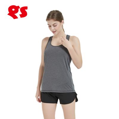 China High Quality Breathable Fitness Breathable Spandex Gym Wear Sleeveless Yoga Vest Fits Tank Tops for sale