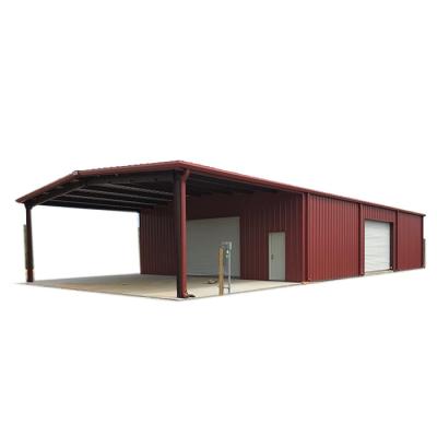 China Modern china buildings steel garage shed steel frame prefab workshop warehouse for sale