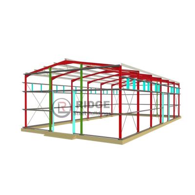 China Steel Workshop Philippines Prefab Steel Structure Shed Prefab Steel Construction Workshop for sale