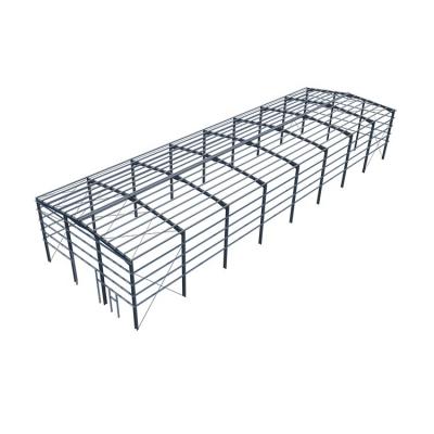 China Steel Workshop Building Light Ceiling Steel Frame Kit Large-Span Prefab Light Steel Structure for sale