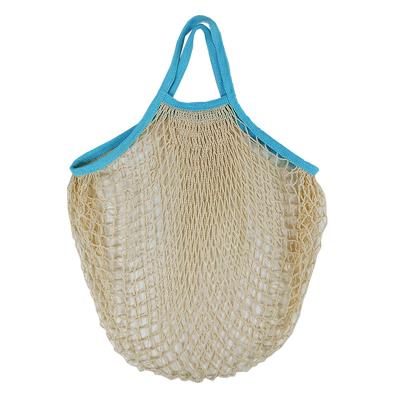 China Durable Wholesale Custom Foldable Shopping Reusable Vegetable Mesh White Bag for sale