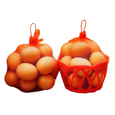 China Grocery Hot Selling 40 Cm Large Fine Toys Garlic Orange Fruit Vegetable Packing Mesh Bags for sale