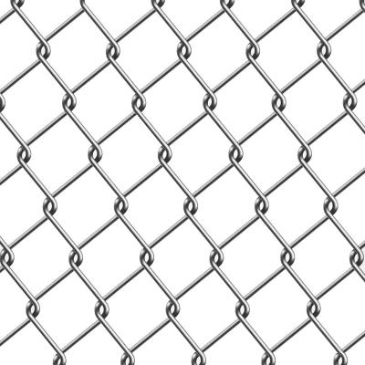 China Factory Price Galvanized Fence Twisted Edge Post Temporary Chain Link Fence for sale