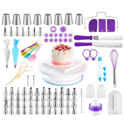 China NEW Sustainable Stainless Steel Cake Tools Cake Decorating Tools Squirt Icing Icing Tips Sets / Baking Tools Cake Decorating Set for sale