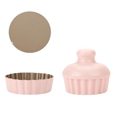 China Mini Pie Pans Non-Stick Flute Quiche Pan Tart Pie Pastry Baking Mold Viable Lace Set with Removable Bottom for sale