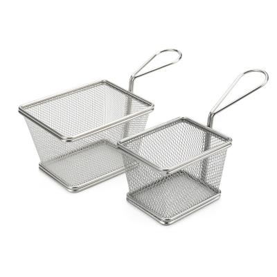 China Viable High Quality Stainless Steel For Kitchen Tools Kitchen Multifunctional French Fries Basket for sale