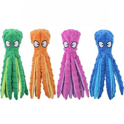 China Popular Hot Selling Puppy New Pet Plush Toys Large Healthy Intelligence Dog Plush Toy Octopus Puppy Supplies for sale