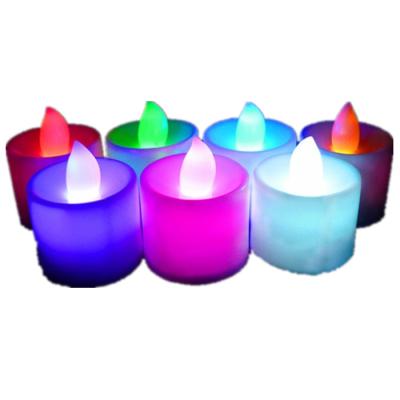 China Small Color Changing LED Tealights Electric Flameless Candle Lights Small Tealight Candle Pack of 24 en venta