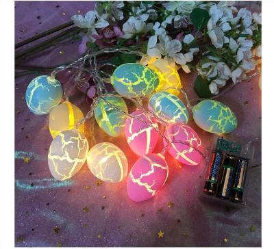 China Battery Operated Easter Egg String Lights LED Egg Lights Colorful Fairy String Lights for Easter Theme Parties Decoration à venda