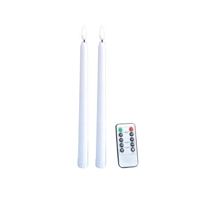 중국 Decorate Pointed Stem Candle Led Candle Electronic Long Pole Rechargeable Led Electronic Candle 판매용