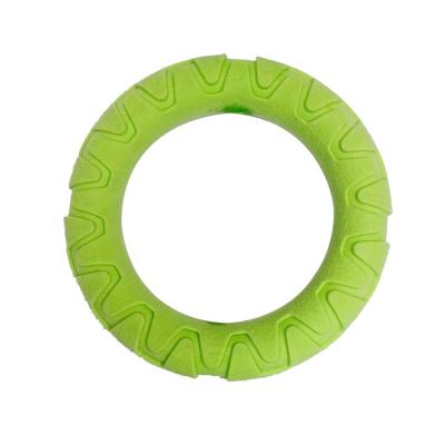 China Viable Durable Dog Chewing Soft Rubber Ring Dog Water Floating Toy Dog Chew Toys Pet Floating and Stress Toy for sale