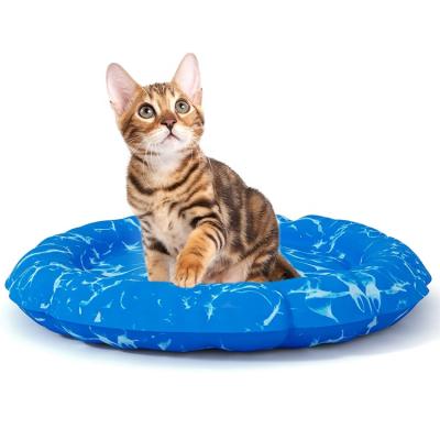 China Summer Pet Cooling Cooling Mat for Dogs Cats Pet Cool Sleeping Ice Mat Dog Sponge Gel Cooling Pad for sale