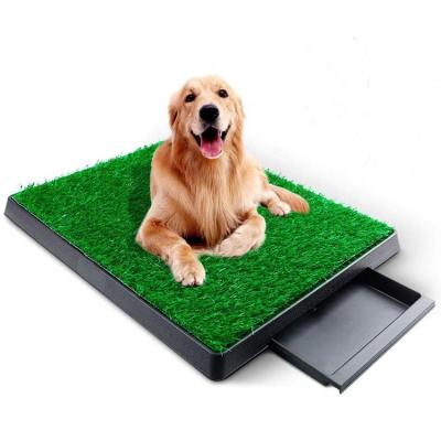 China Pet Grass Potty Pee Potty Pad Dog Grass Potty Training Pad Toilet Pad Viable Indoor Indoor Dog Grass for sale