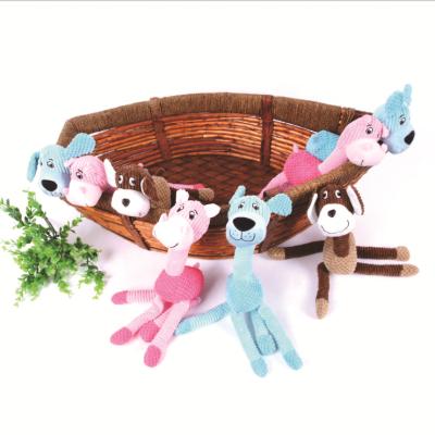 China Anti Worry Plush Viable Cute Puppy Toys Dog Squeaky Plush Toy Pet Plush Chew Toy For Dogs Puppies for sale