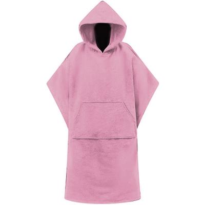 China Child Safe Hooded Microfiber Soft and Comfortable Surf Robe Towel Poncho for Beach Change for sale