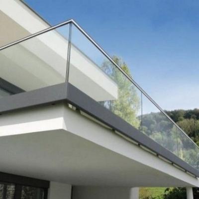 China modern glass railing fittings 316 stainless steel railings and aluminum u channel railings for outdoor use for sale