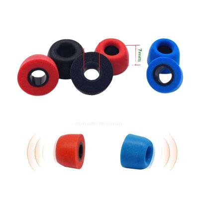 China Custom Comfortable Wearing Color Noise Isolating 3 Pairs Memory Foam Tips Earbuds Ear Pads For Earphone Earphone for sale