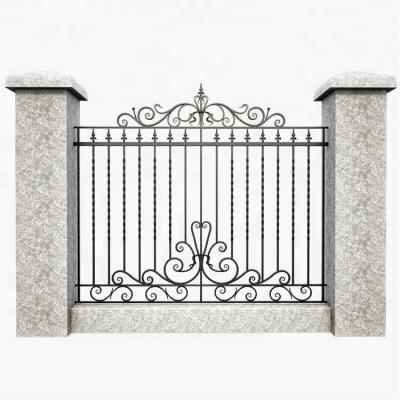 중국 Wrought Iron Decorative Fence Railing Panel Parts For Villa Fence Parts 판매용