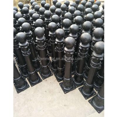 Chine cast iron factory villa fence railing,construction black color fence à vendre