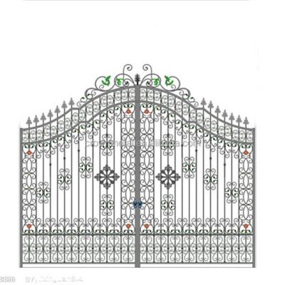 China R0136 Modern Cheap Garden decoration Wrought Iron Gates designs en venta