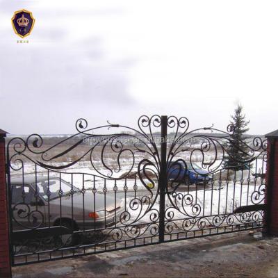 Cina Beautiful Residential Wrought Iron main Gate Designs in vendita