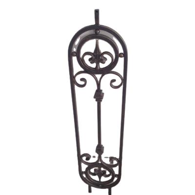 China Custom Iron Indoor Stair Handrail Home Decoration Graphic Design Ladder Flowers Te koop