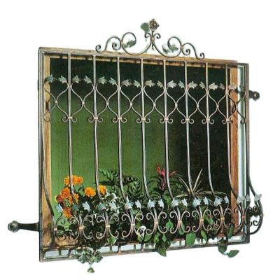 China High Quality Supplier Exporter Outside Modern Wrought Iron Grills Security Windows And Doors Design For House en venta