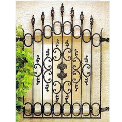 China Simple protection Decorative new design wrought iron windows grill balcony en venta