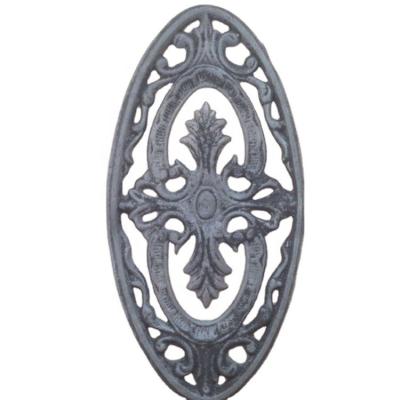 China Customizable casting gate decoration iron accessories for home for sale