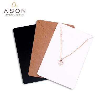 China Fashion 6*9cm Paper Card Earring Jewelry Packaging Card Wrapping Paper Necklace Set Card Jewelry Packaging for sale