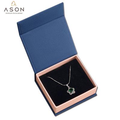 China Compound Korean Jewelry Necklace Earrings Flip Box Magnet Book Version Spot Pendant Box Jewelry Box for sale