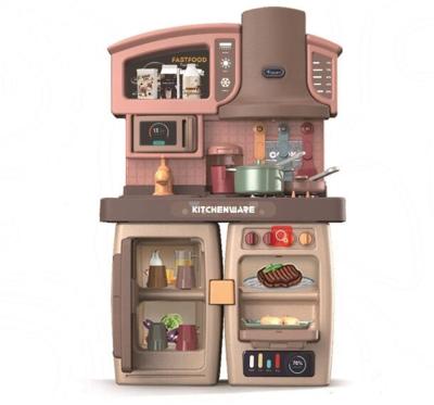 China DIY Kitchen Countertop Educational Suit Separable Cabinet and Dining Car with Four Light and Healthy Colors for sale