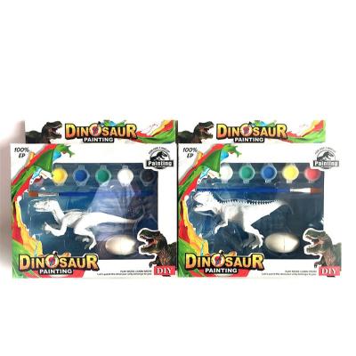 China Educational Toy Kids 3D Drawing Model Kit DIY Colorful Painting Dinosaur Set Toys for sale