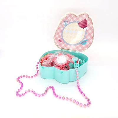 China Eco-friendly Material China Made Portable Mini Kids New Design 3D Plastic Make Up Set Toy For Kids for sale