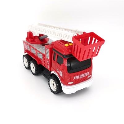 China Cheap Customized Friction Toy New Product Factory Supplier Fire Engine Truck Friction Car Toy for sale