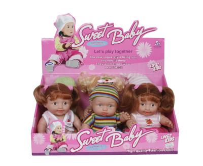 China Hot Selling Doll Pretend Play Toys For Baby Kid 6 10 Inch Pcs - Doll In A Display Box for sale