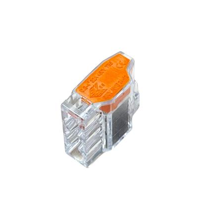 China PA66 94V-2 Din mini 3 Pin Push in Wire Connector for wiring up to 4mm2 for sale